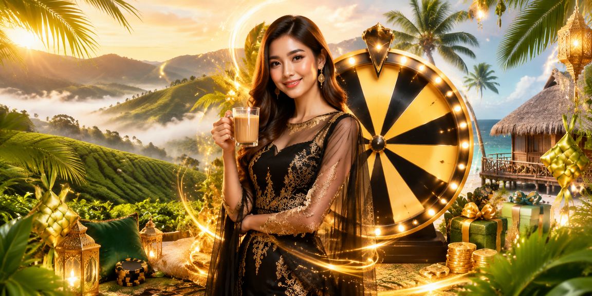 Permainan Roulette gaya Malaysia suasana Hari Raya di platform 372